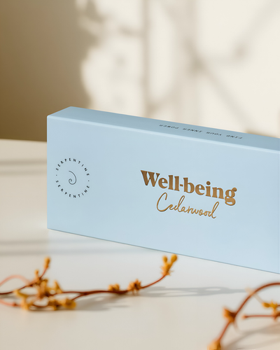 Cedarwood incense sticks for grounding and mindful rituals by Serpentine Yoga