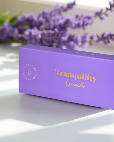 Lavender incense sticks for sleep and relaxation by Serpentine Yoga