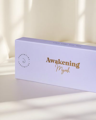 Myrrh incense sticks for meditation and clarity by Serpentine Yoga