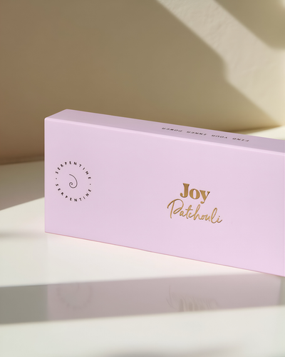 Patchouli incense sticks for meditation and clarity by Serpentine Yoga
