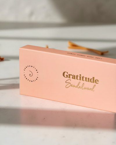 Sandalwood incense sticks for meditation and focus by Serpentine Yoga