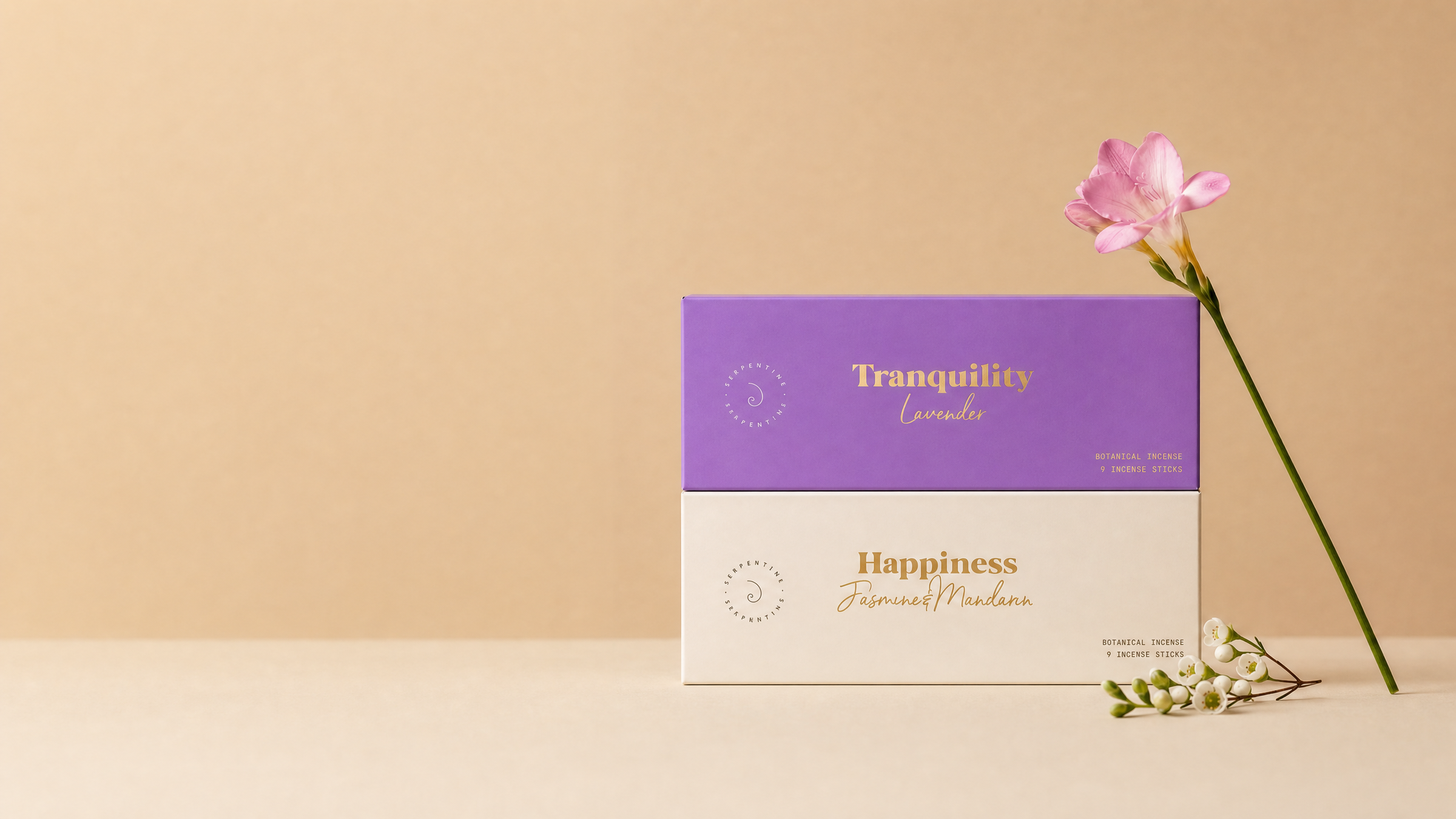 Serpentine incense boxes